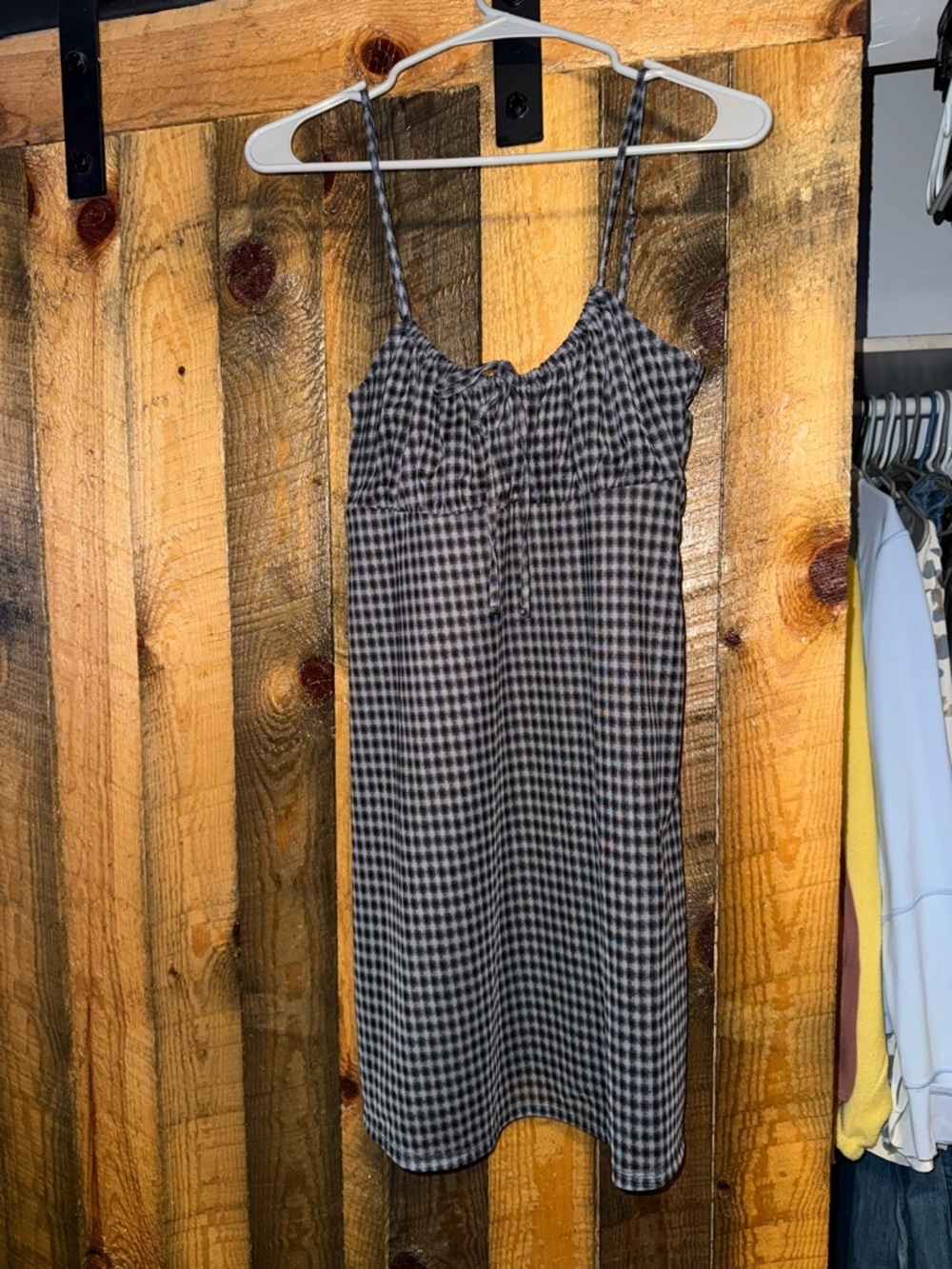 Aeropostale Black and White Gingham Mini Dress